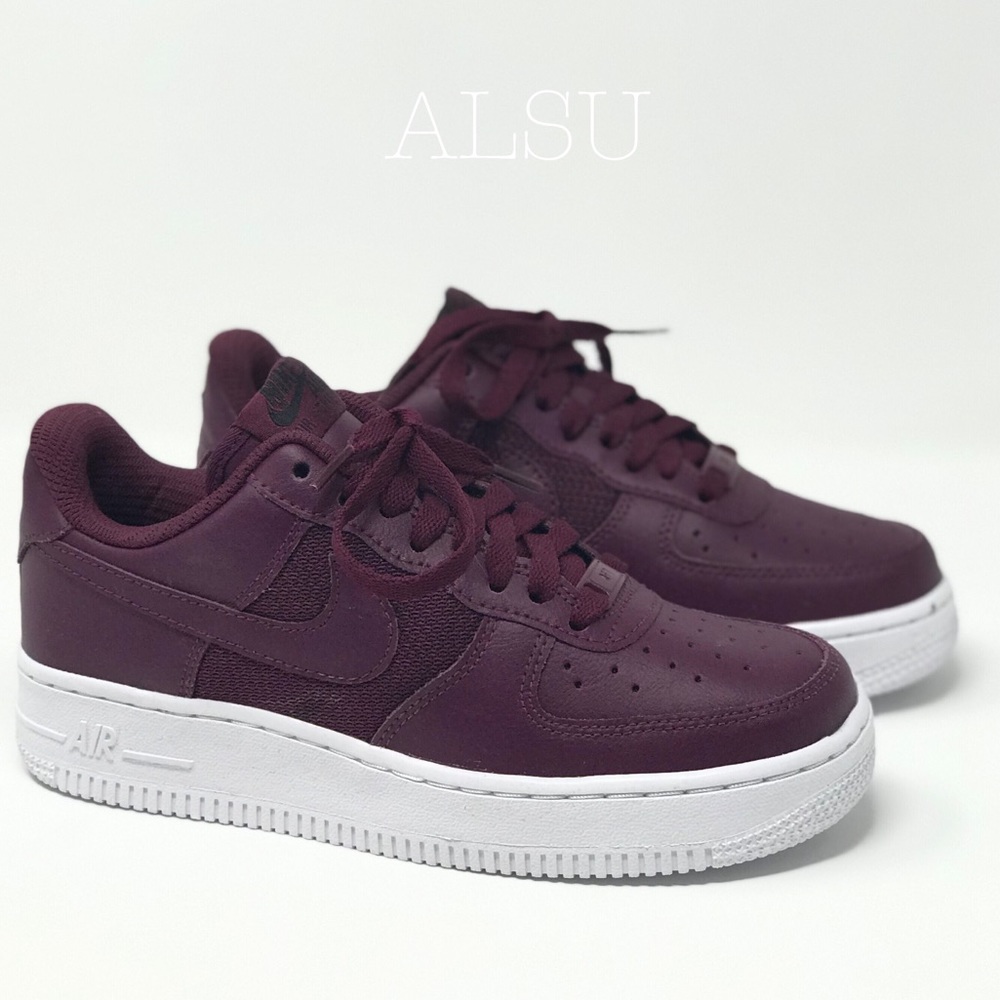 NikeID Air Force 1 Leather Violet W AUTHENTIC - Picture 1 of 8